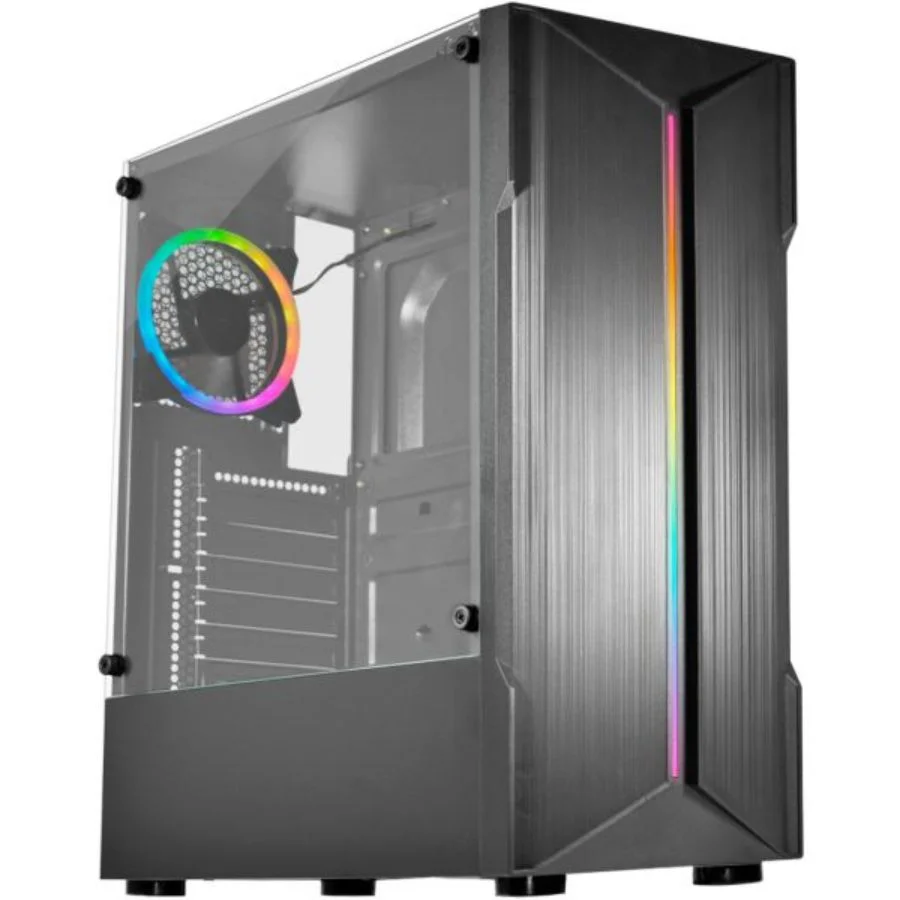 Gabinete Gamer Demon Ii K-mex Gm-06w5, Preto, Sem Fonte