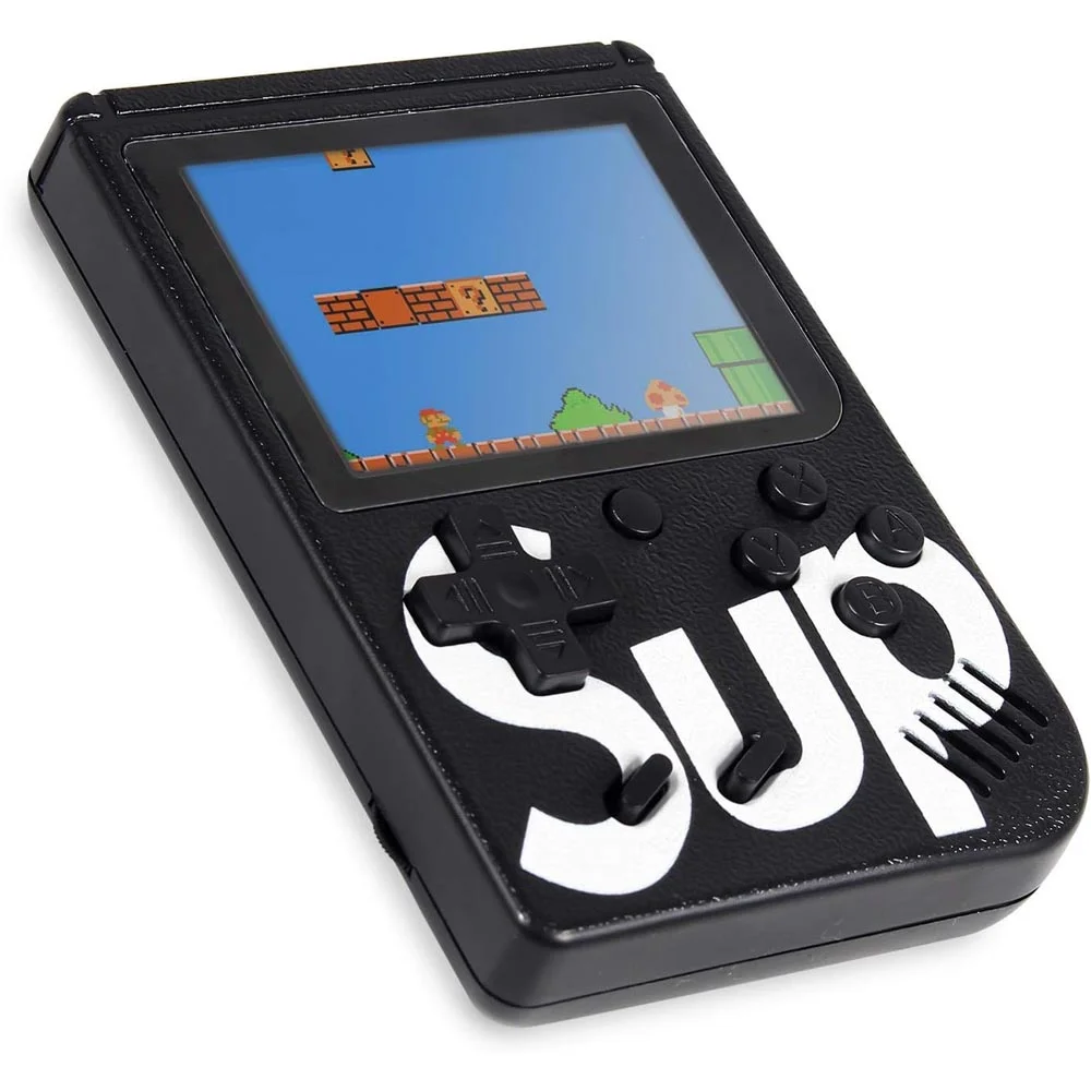 Mini Game Box Retro Portátil 400 Jogos At001 Sup + Cabo Av - Pode Ligar A Tv