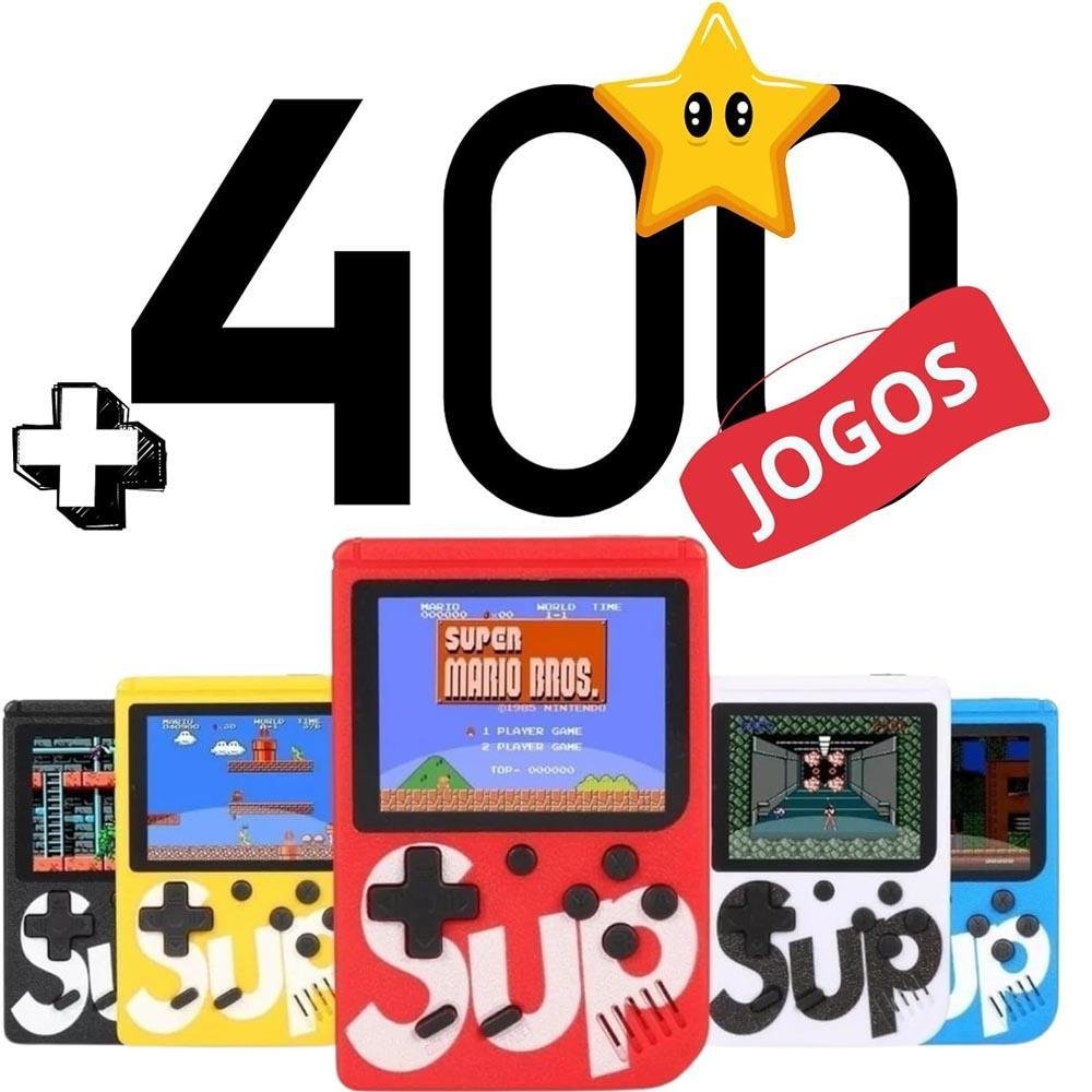Imagem 2 de 5 do produto Mini Game Portátil 400 Jogos Super Console Controle Retro
