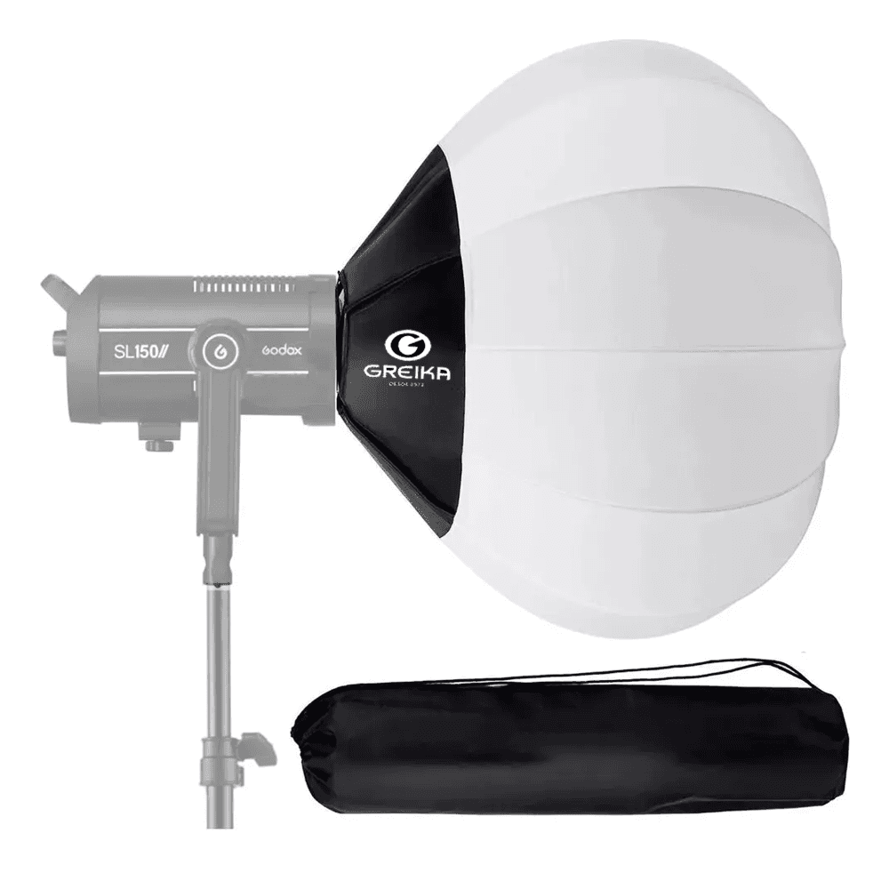 Softbox Globo Balão Chines Greika 65cm Bowens Flash E LED