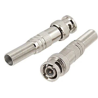 Conector Macho Com Mola/ Parafuso Bnc Gold