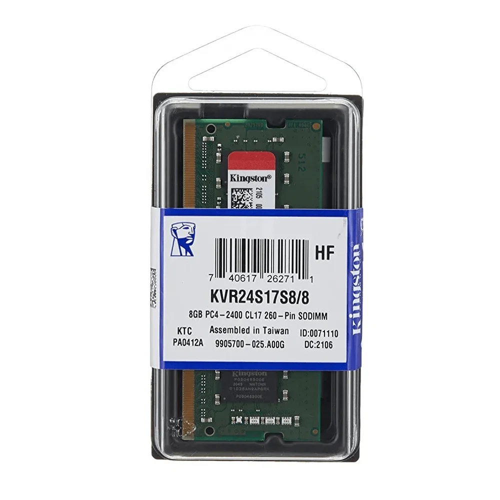 Memória Notebook Ddr4 8GB Kingston 3200mhz Kvr32s2 Memória Notebook Ddr4 8GB Kingston 3200mhz Kvr32s2