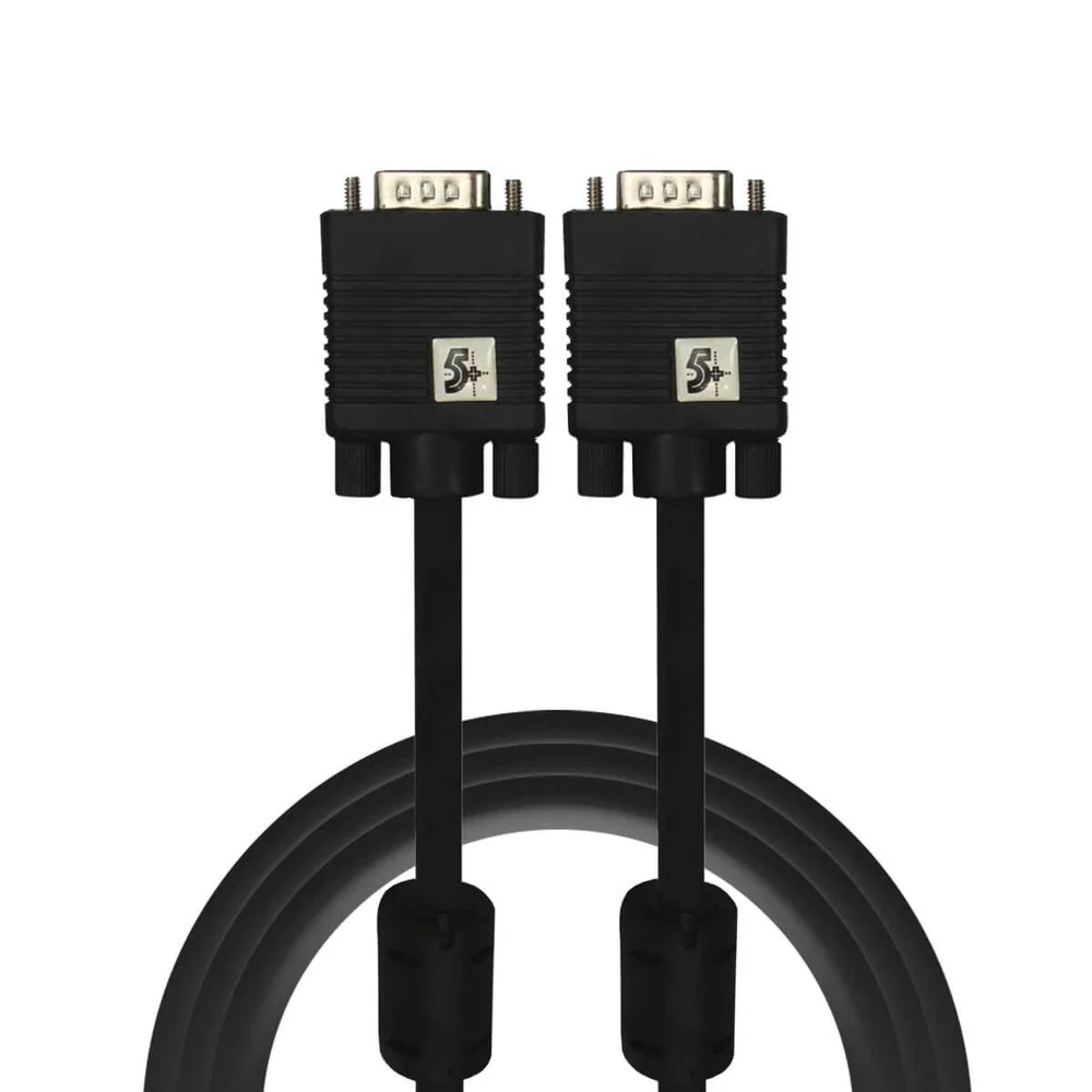 Imagem 5 de 5 do produto Cabo Pix VGA+VGA 3m, Preto, Com Filtro - 018-9573