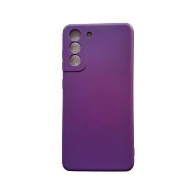 Capinha Aveludada Colorida Silicone Macia Para Galaxy S21 Fe