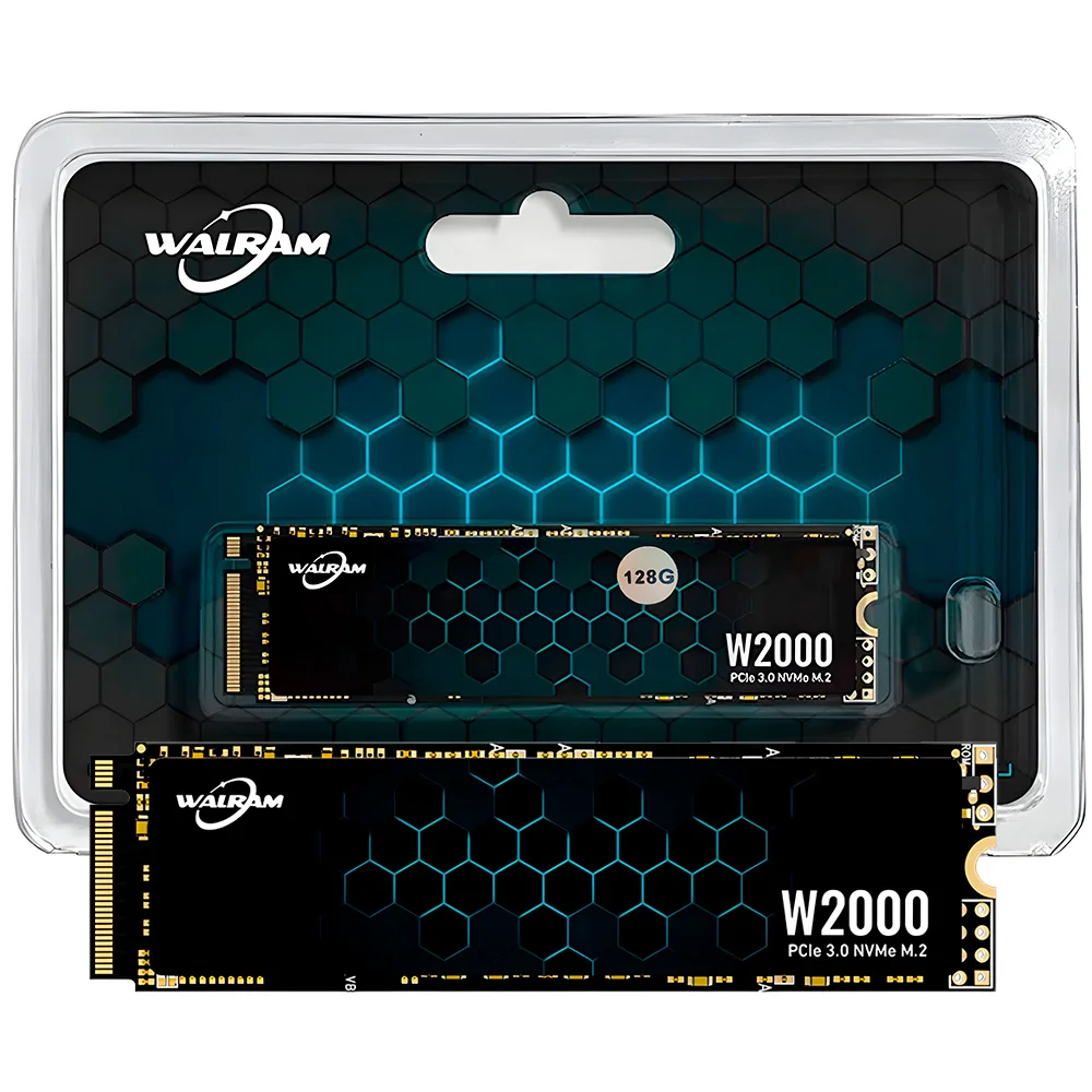 SSD M.2 Nvme PCie 3.0 Walram 128GB - Leitura 2600mb/s e Escrita 1900mb/s