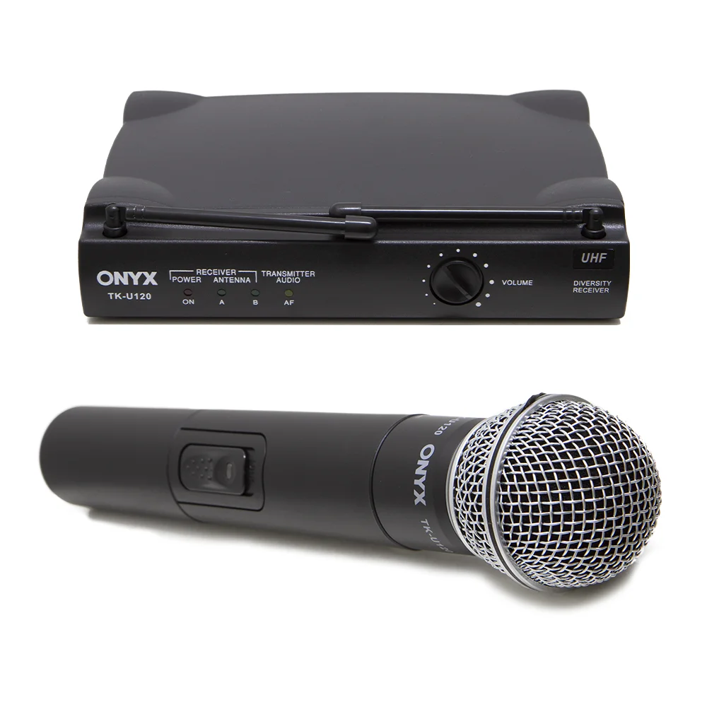 Kit 5 Microfones Sem Fio Tk U120 Uhf Onyx
