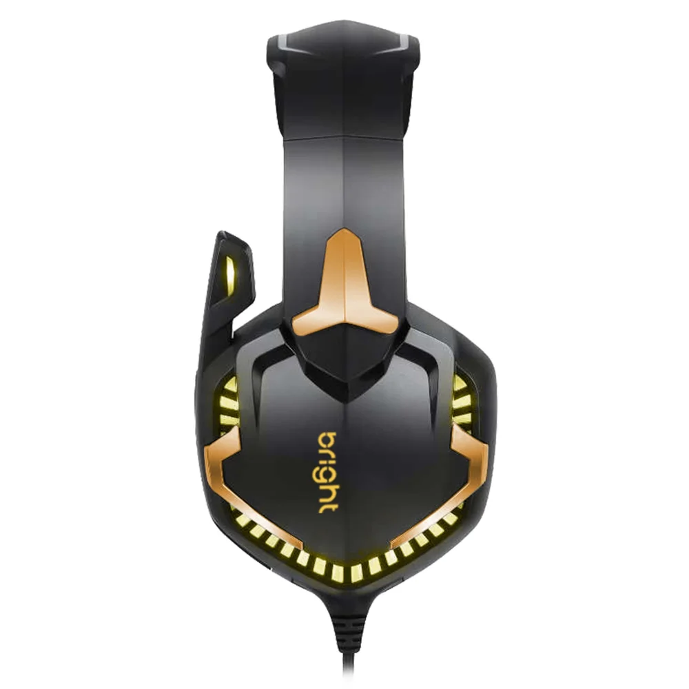 Imagem 4 de 5 do produto Headset Gamer Level Up Bright, RGB, Preto Dourado