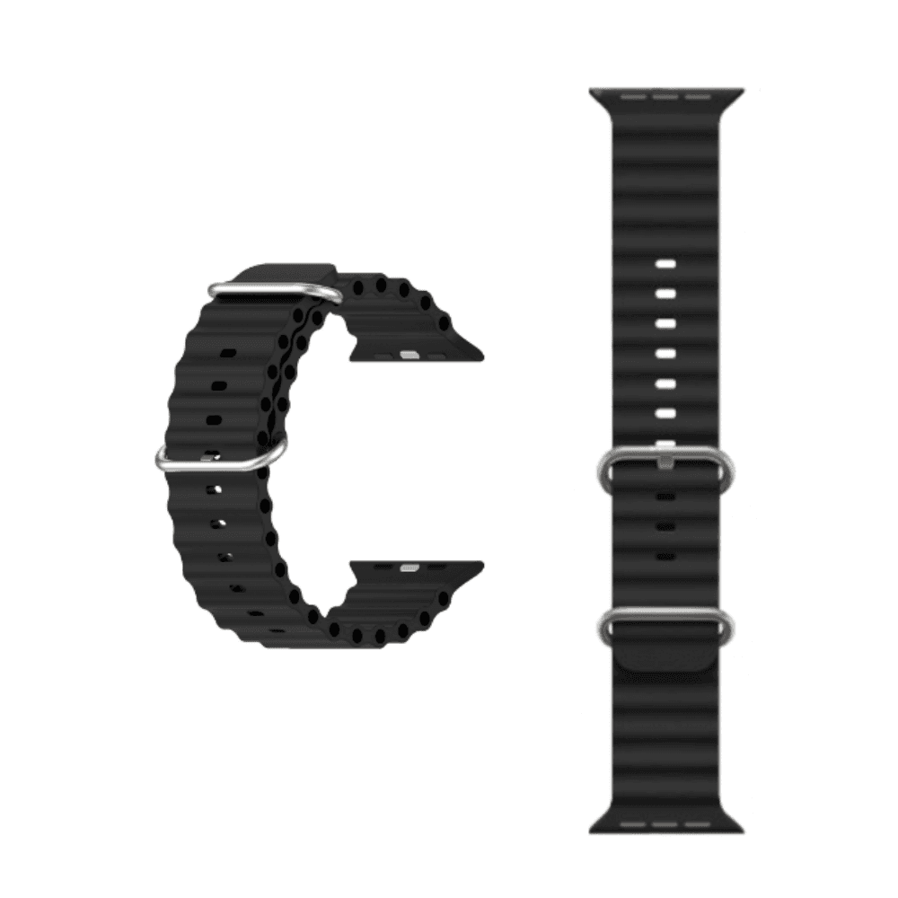 Multiira Ocean P/ Smartwatch Preta (2un) - Khostar