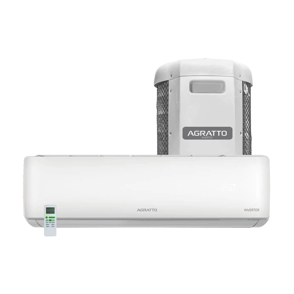 Ar Condicionado Split Hi Wall Inverter Agratto Liv Top 18000 Btu/h Quente E Frio Lcst18qf-02i – 220 Volts