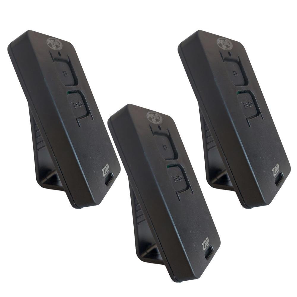Kit 3 Controles Zap Pop Ppa Portão Automatico Rolante Code Learn 433,92