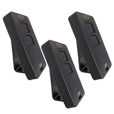 Kit 3 Controles Zap Pop Ppa Portão Automatico Rolante Code Learn 433,92