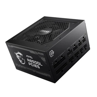 Fonte Msi Mag A850gl PCie5 850w 80 Plus Gold Modular Pfc Ativo Preto