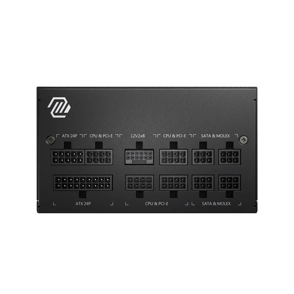 Imagem 2 de 5 do produto Fonte Msi Mag A850gl PCie5 850w 80 Plus Gold Modular Pfc Ativo Preto