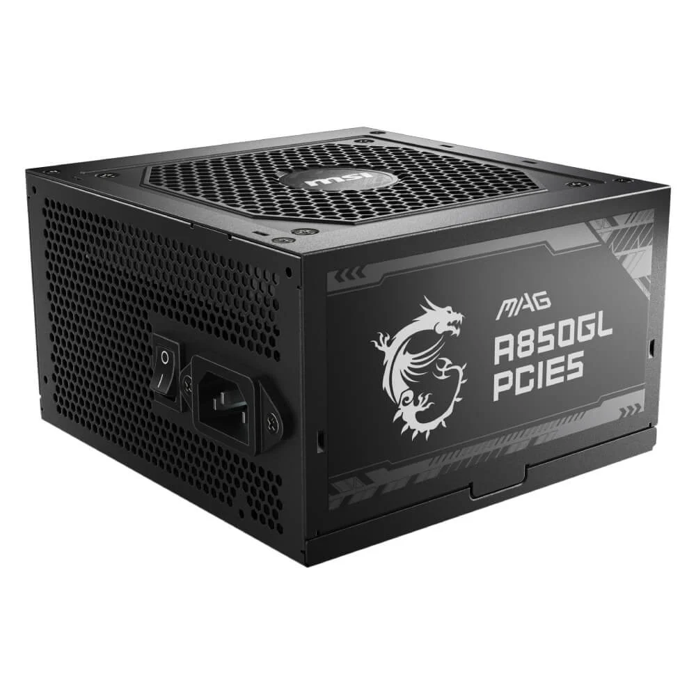 Imagem 3 de 5 do produto Fonte Msi Mag A850gl PCie5 850w 80 Plus Gold Modular Pfc Ativo Preto