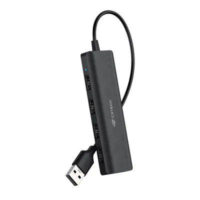 Hub Usb C3tech Hu-230bk 4 Portas 2.0 - Preto
