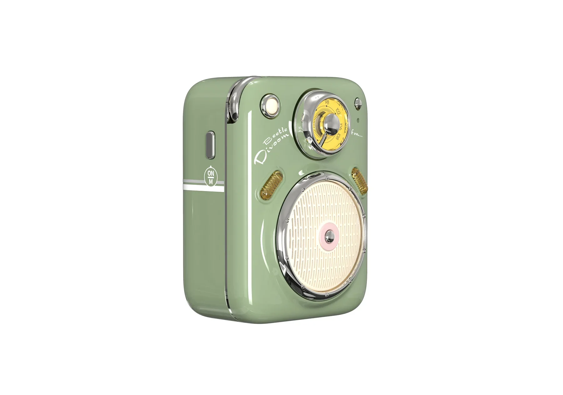 Mini Caixa De Som Divoom Beetles fm Verde