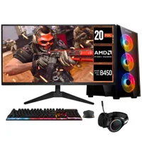 "PC Gamer Completo Bluepc Legacy - Amd Ryzen 5 5600gt, 16gb Ram, Radeon Vega 7, Monitor 20"", Kit Gamer Completo, SSD 480GB, Fonte 500w - Pgbp-1007leg"
