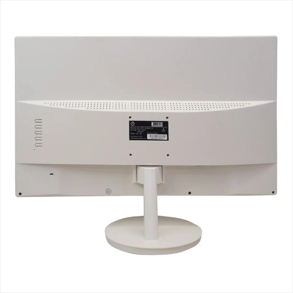 Monitor LED 23 Brazil PC 23wbr-75 - 1600x900 - 75hz - 5ms - Furação Vesa - HDMI E Vga - Branco Monitor LED 23 Brazil PC 23wbr-75 - 1600x900 - 75hz - 5ms - Furação Vesa - HDMI E Vga - Branco
