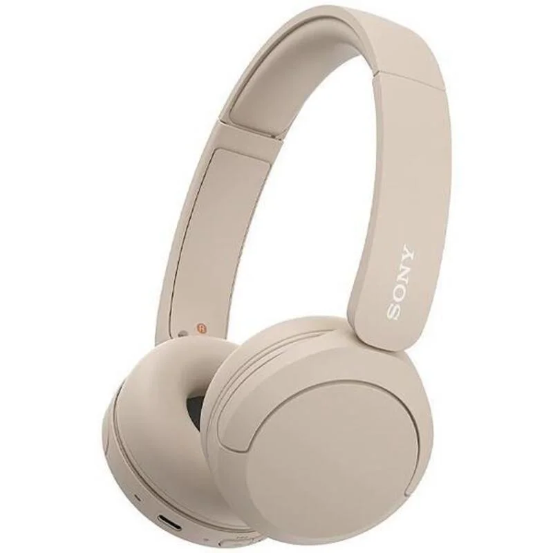 Fone De Ouvido Sem Fio Sony Wh-ch520 Com Bluetooth E Microfone Headset  Sony Cor:bege