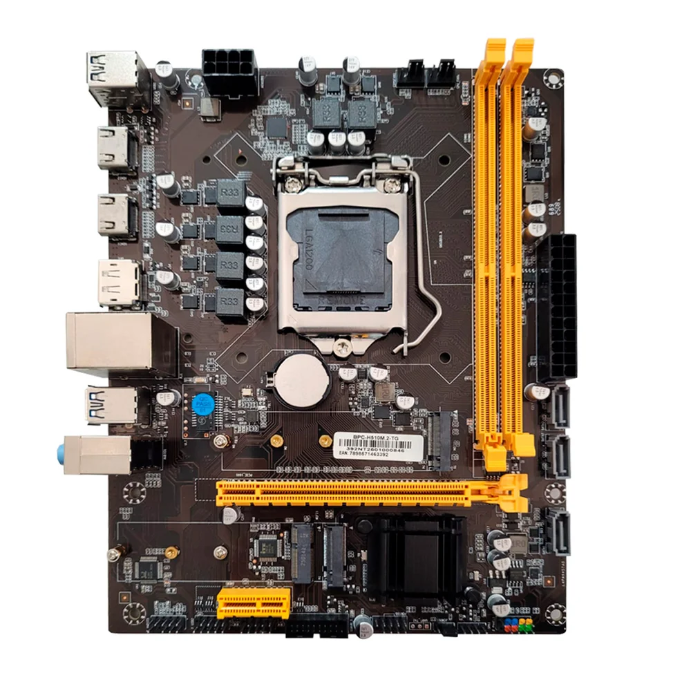 Placa Mae Intel 1200 H510 M.2 2xDDR4 HDMI/vga H510m.2-tg Brazil PC 8