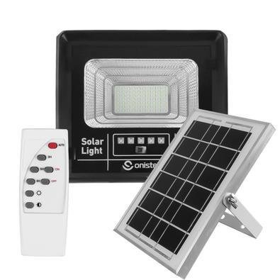 Luminária De Parede Solar LED Ip66 Refletor Potente Inteligente 50w