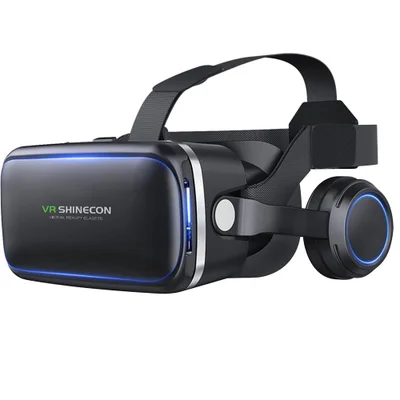 Vr Shinecon 6.0 Vr Fone De Ouvido 3d Suporta 4.7 Até 6.0 " Smartphone + Controle