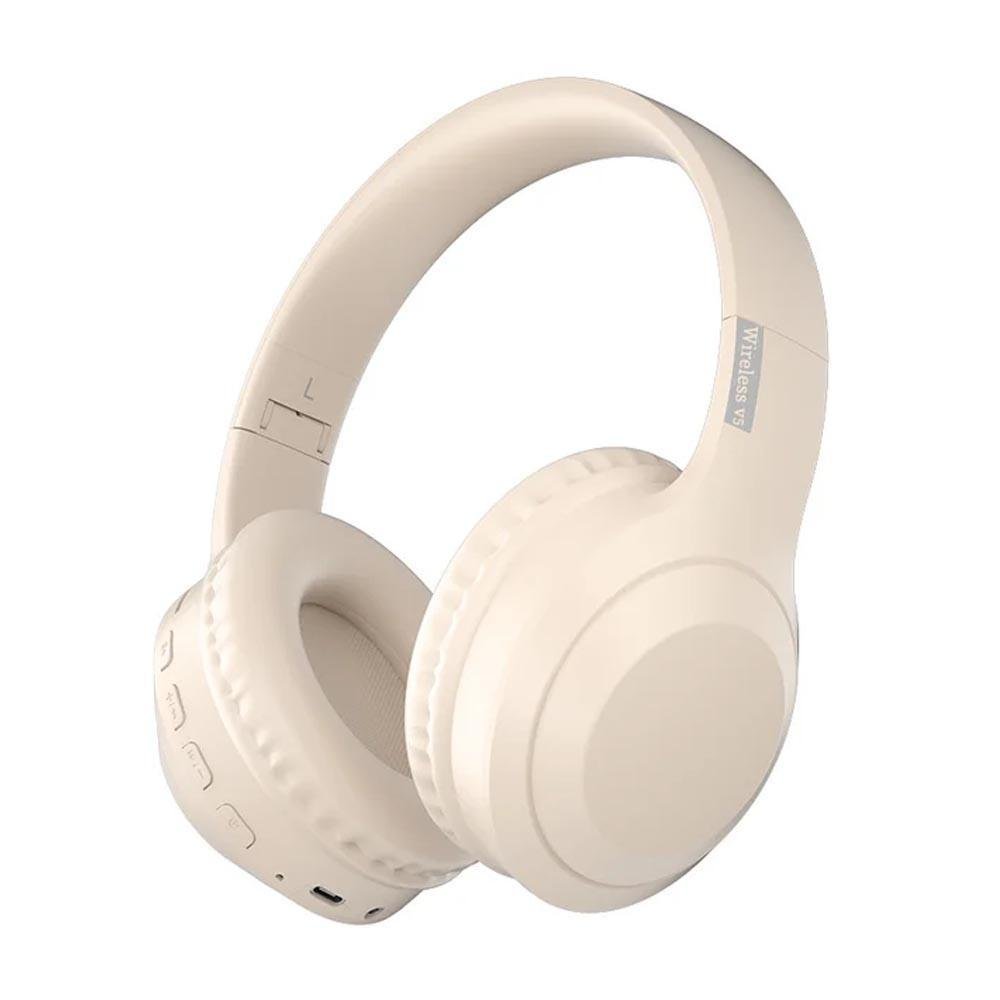 Imagem 2 de 5 do produto H&s -v5  Fone De Ouvido Headphones Sem Fio Com Microfone, Bluetooth 5.3, Estéreo Surround Cor:pink