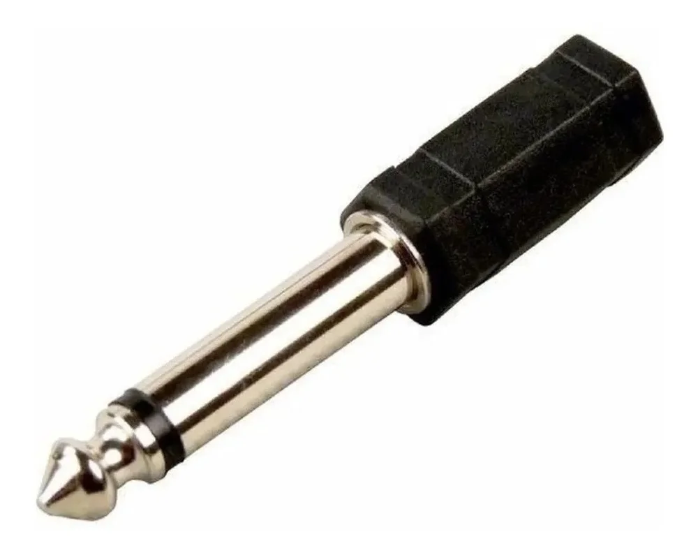 Imagem 2 de 5 do produto Adaptador De Áudio P2 Femea X P10 Estéreo Macho Mono Mb76007