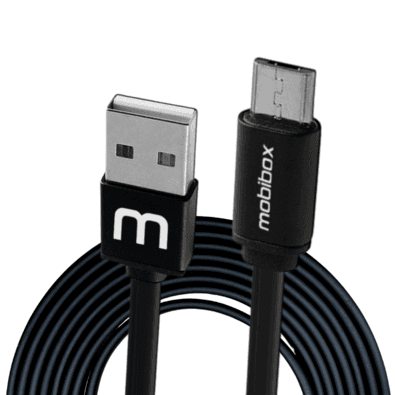 Cabo carregador Micro Usb com entrada USB - 2 metros - Reforçado e flexível - Ultra rápido - Original 1 ano de garantia