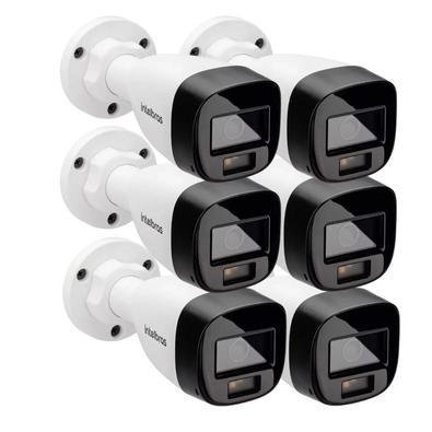 Kit Intelbras 6 Câmera Segurança Multi Hd Vhd 1120 B Full Color Imagem Colorida Noturna E Diurna
