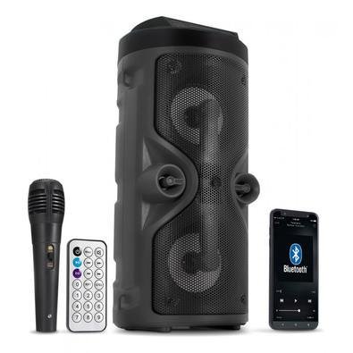 Caixa De Som Alto Falante Paredão Potente Bluetooth Multimídia LED RGB Subwoofer - ATURN SHOP
