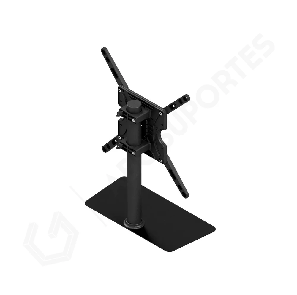 Imagem 4 de 5 do produto Suporte Base De Mesa Com Ajuste Altura Para Tv 27 À 55 " - Avatron Mtv-2755-b Cor:preto