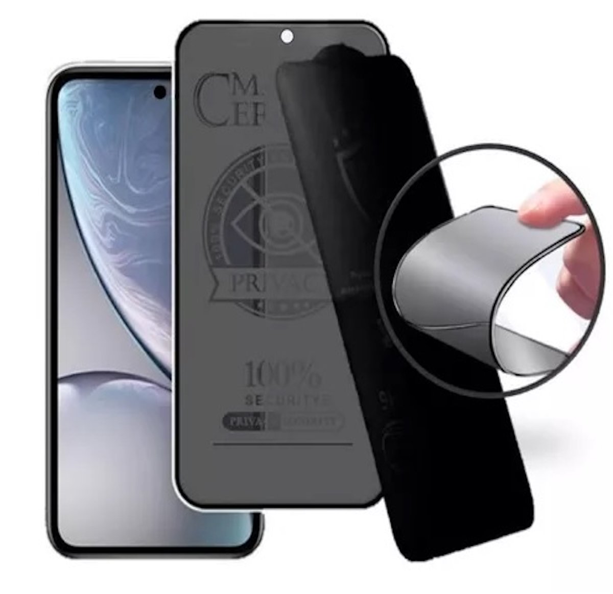 Película Cerâmica 9d Privativa Anti Espiao Compatível Samsung Galaxy M15 A15
