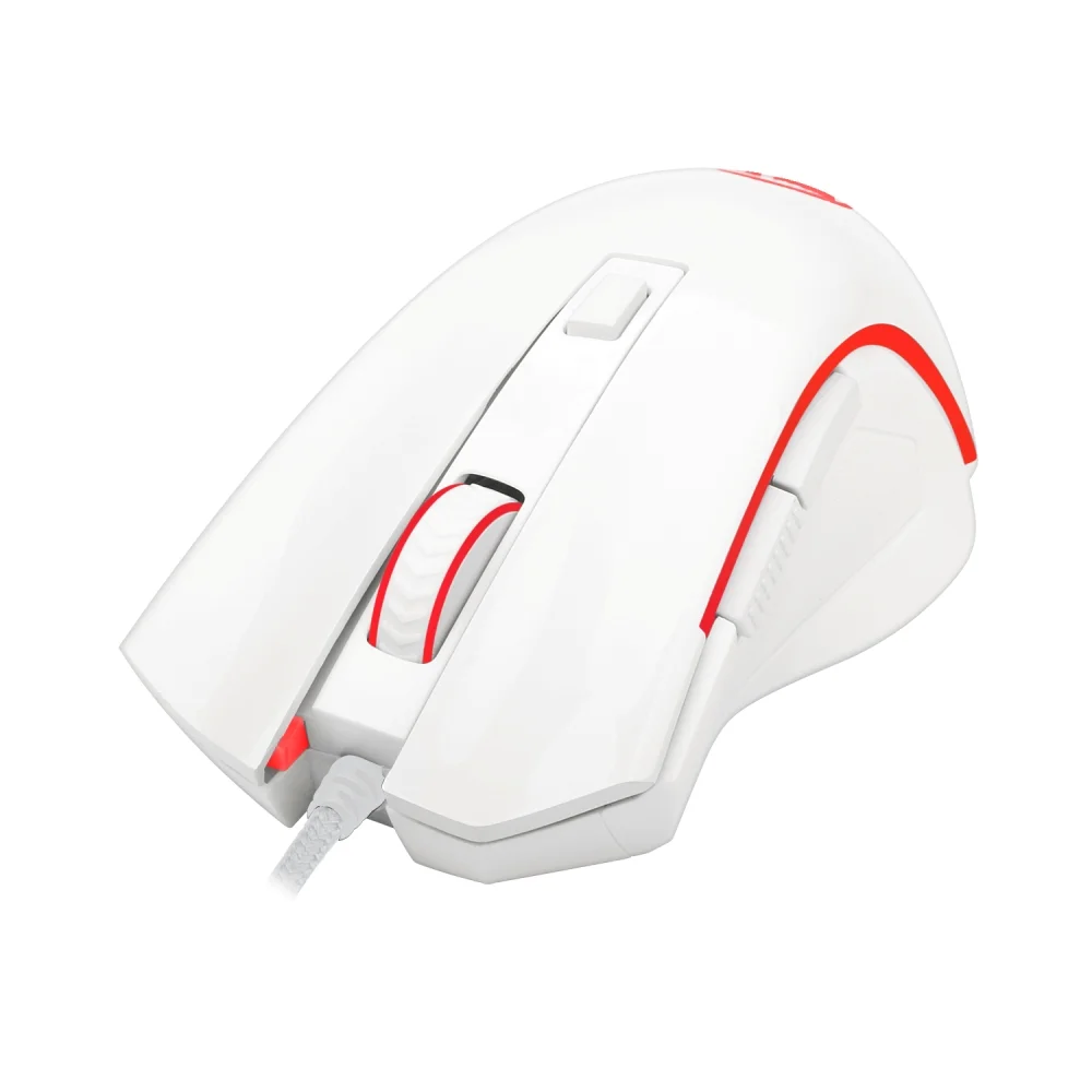 Imagem 3 de 5 do produto Mouse Gamer Com Fio Nothosaur Redragon M606w 3200 Dpi Cor Branco