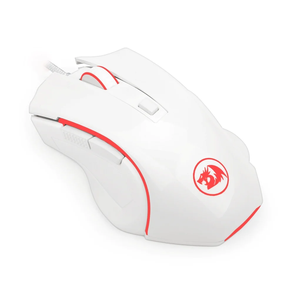 Imagem 4 de 5 do produto Mouse Gamer Com Fio Nothosaur Redragon M606w 3200 Dpi Cor Branco