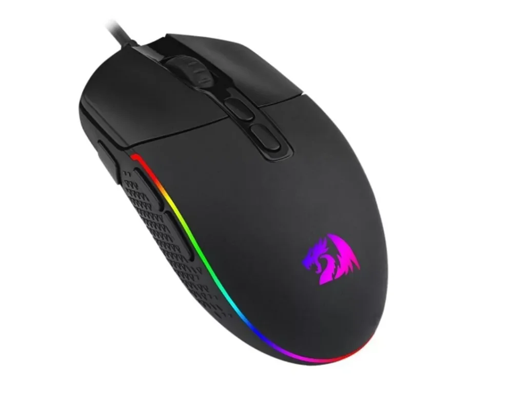Imagem 1 de 3 do produto Mouse Gamer Com Fio Redragon Invader M719-RGB 10000 Dpi Cor Preto