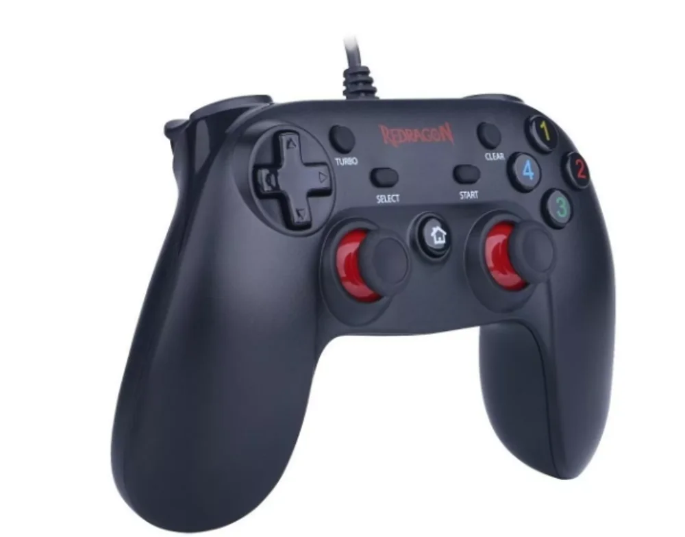 Imagem 2 de 5 do produto Controle Com Fio Usb Gamer Joystick Redragon Saturn G807 Cor Preto