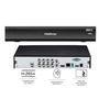 Kit Intelbras 6 Cameras Segurança Vhd 3220b+ Microfone Audio Full Color Dvr Imhdx 3008 2TB Purple