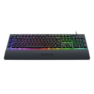 Teclado Gamer Com Fio Qwerty Redragon Shiva K512 RGB Cor Preto