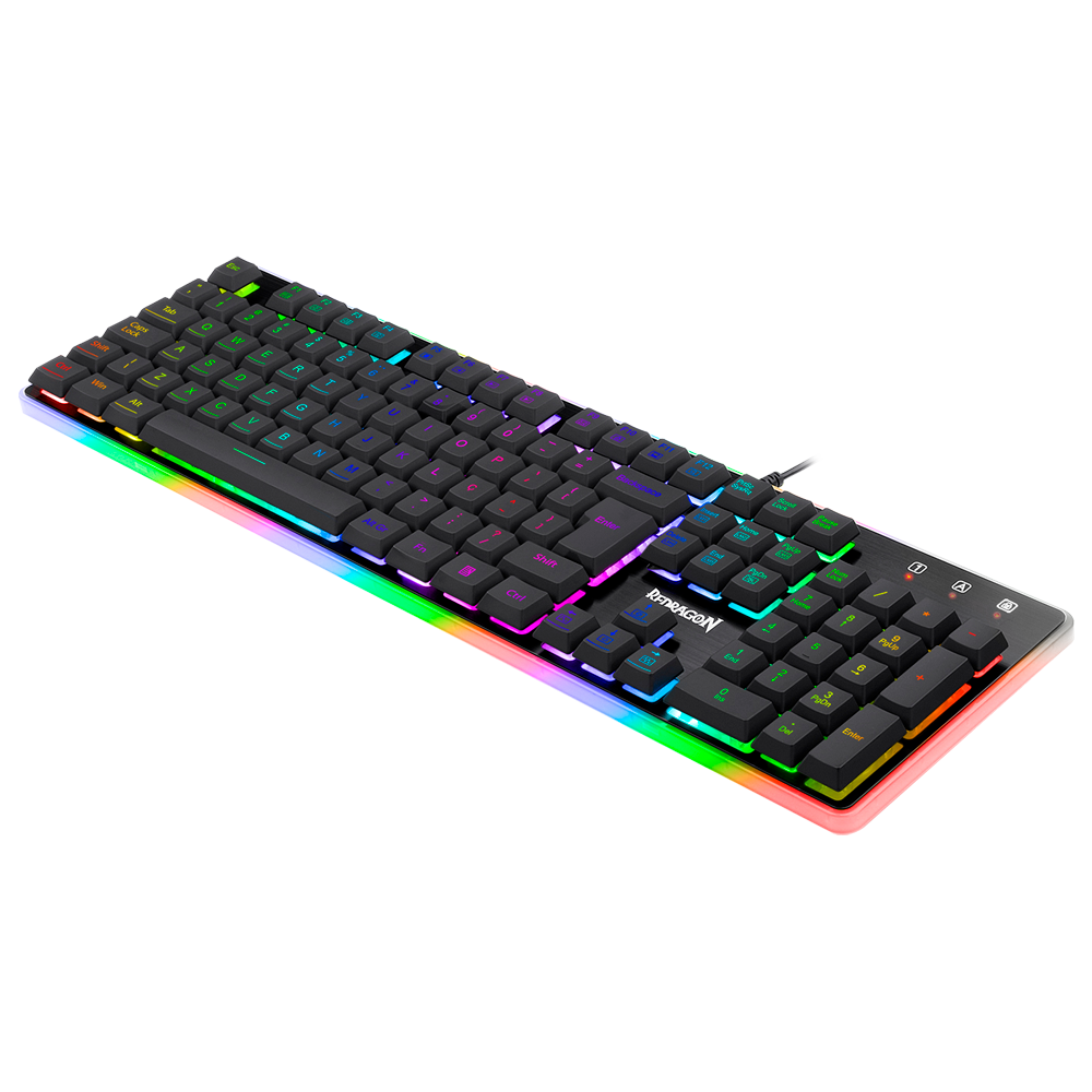 Teclado Gamer Com Fio Qwerty Redragon K509 RGB Dyaus 2 Cor Preto Teclado Gamer Com Fio Qwerty Redragon K509 RGB Dyaus 2 Cor Preto