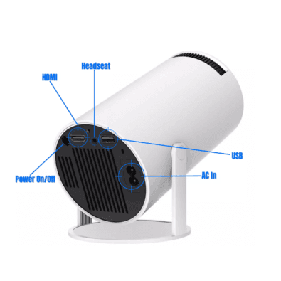 Mini Projetor 4k 1080p Portatil Wifi Bluetooth Full Hd Hy300 Cor — foto 3