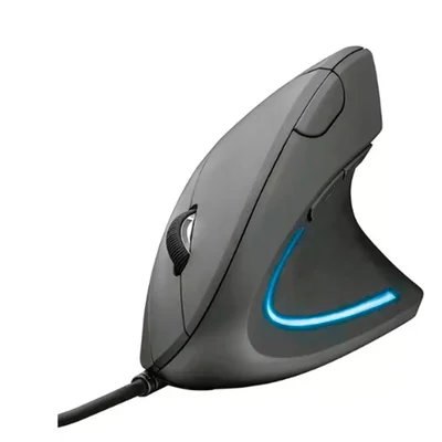 Mouse Gamer Vertical Com Fio D5 Ergonômico 3600 Dpi LED Usb