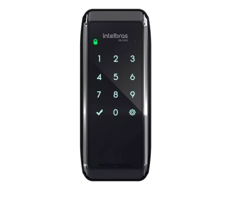 Fechadura Eletrônica Digital Fd 1000 Intelbras Cor Preto