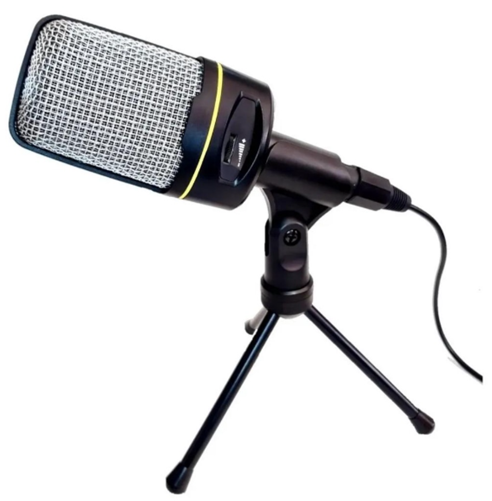 Microfone De Mesa Gamer Condensador Entrada P2 Inova Mic-8641