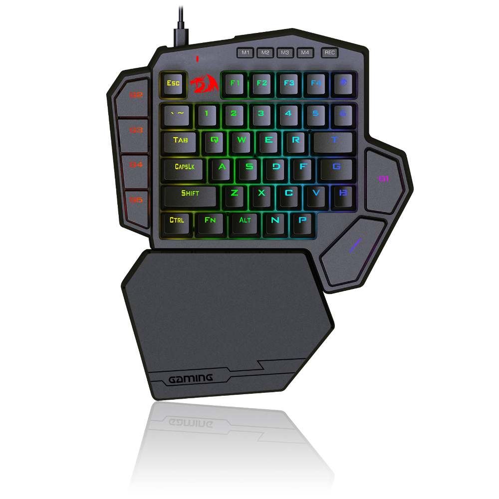Teclado Gamer Mecânico Redragon RGB Ditix K601 Switch Azul