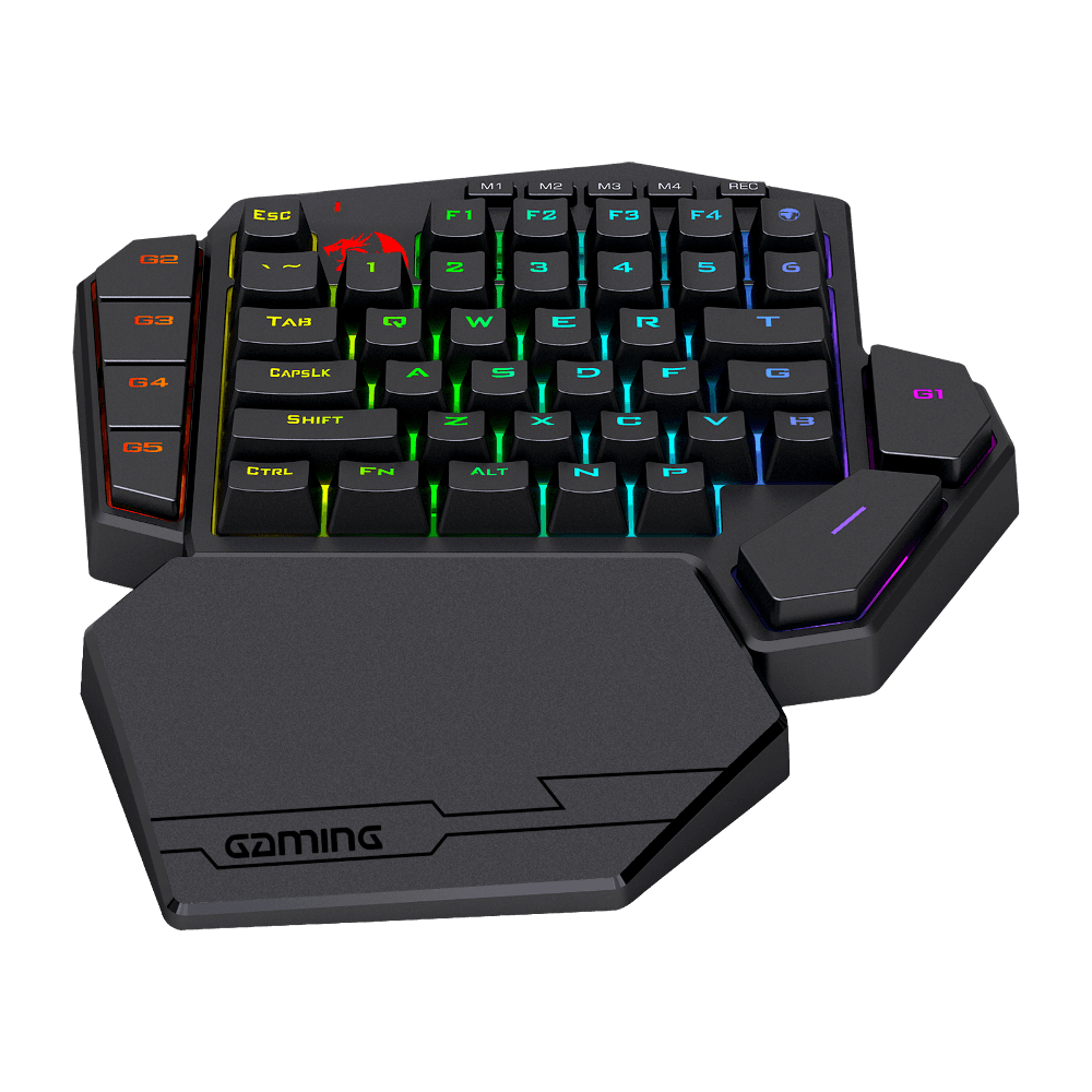 Imagem 3 de 4 do produto Teclado Gamer Mecânico Redragon RGB Ditix K601 Switch Azul