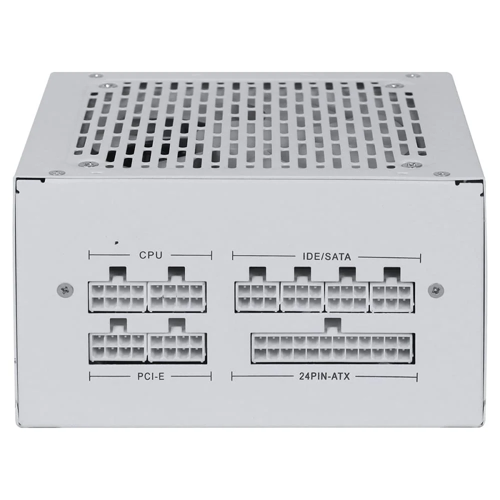 Imagem 4 de 5 do produto Fonte De Alimentação Gamer PCyes Shocker Full Modular 500w 80 Plus White - White Ghost