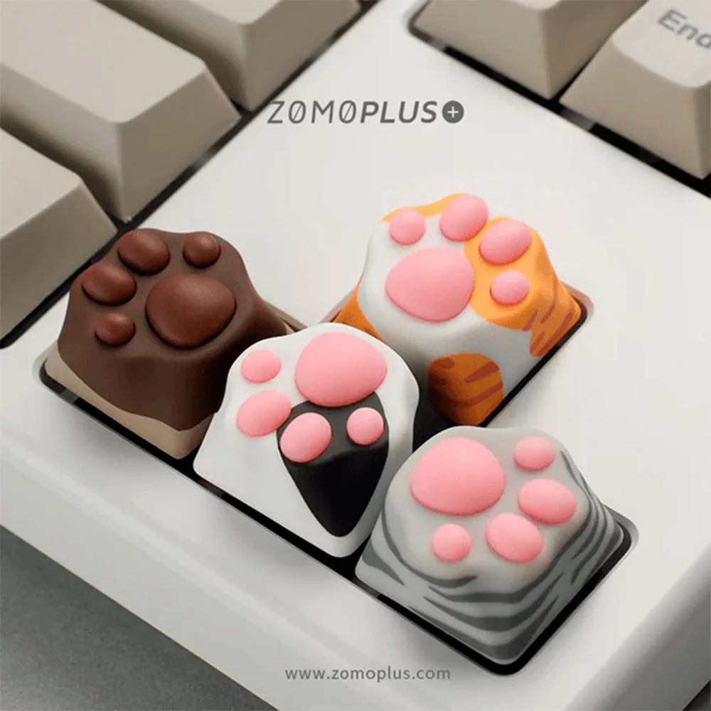 Imagem 3 de 5 do produto Keycap Tecla Gamer Zomoplus Kitty Paw American Short Hair