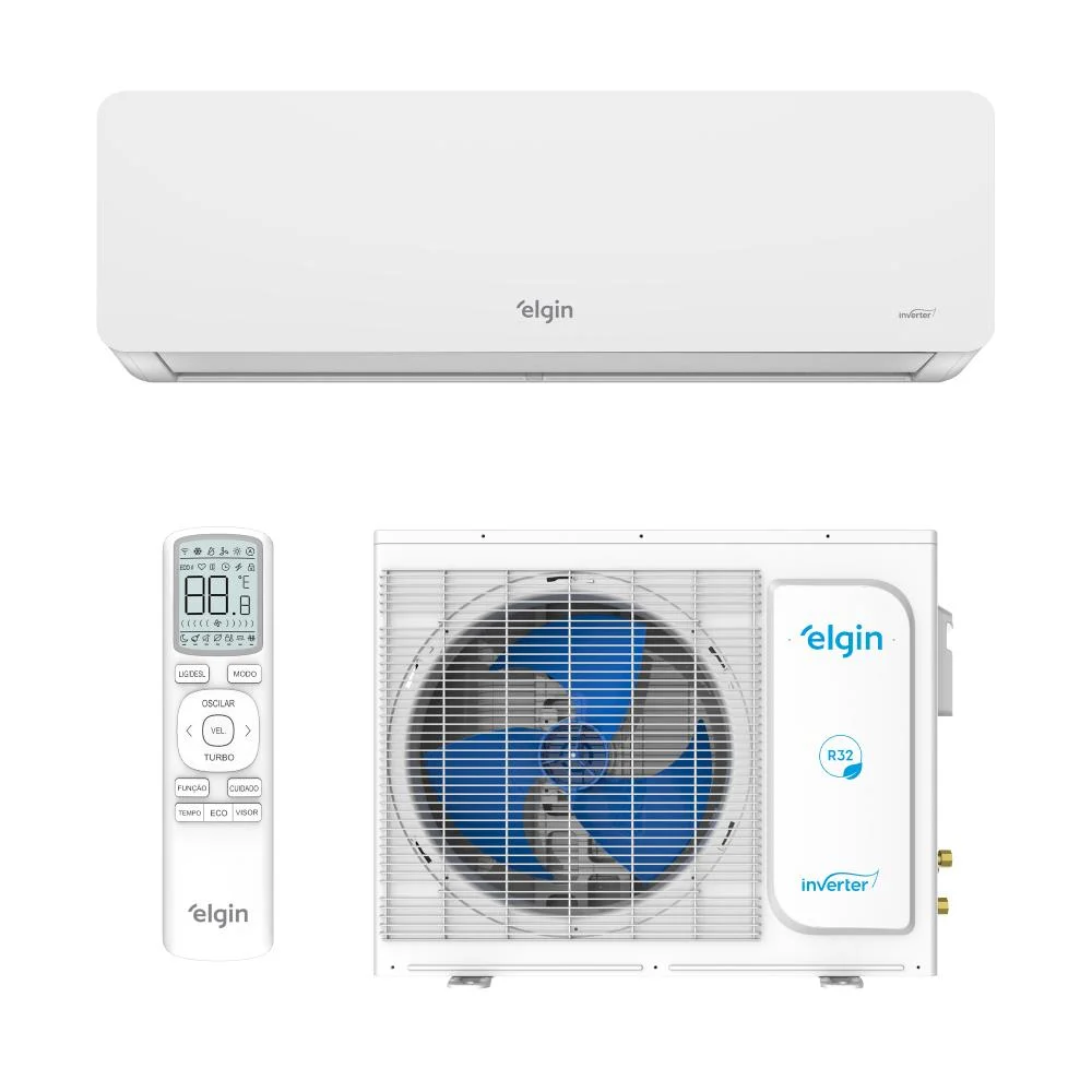 Ar Condicionado 9000 Btus Split Hi Wall Inverter Elgin Frio Eco Dream Inverter Wi-fi 220v