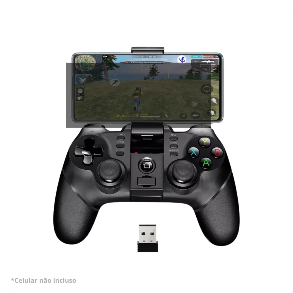 Imagem 4 de 5 do produto Controle Gamer Celular Joystick Bluetooth Altomex At-9076